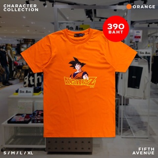 🟠เสื้อยืดดราก้อนบอล DragonBallZ🐉Charactor-GOKU-OR สีส้ม