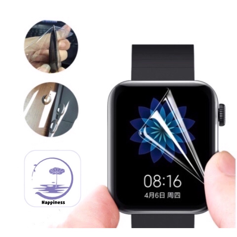 ฟิล์มฟ้องกันหน้าจอ ชนิด TPU สีใส แบบเต็มจอ สำหรับนาฬิก จอ LCD Xiaomi Mi Watch Lite Redmi Watch Global version ราคา ถูกที่สุด ดีลบีเคเค