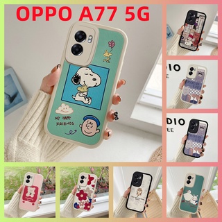 เคส OPPO A77 5G เคสโทรศัพท์ซิลิโคนกันกระแทก สนูปปี้. ลายน่ารัก KLQ