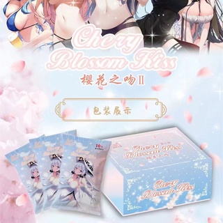 ใหม่ การ์ดเก็บสะสม Goddess Story Cherry Blossom Kiss รุ่น 2