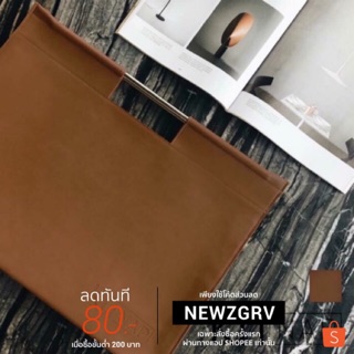 Kitnap A2-A3 PU Leather Handbag กระเป๋าแบบใส่เอกสารและโน๊ตบุ๊ค หนังเทียม PU สีคาราเมลสำหรับสถาปนิกและดีไซน์เนอร์โดยเฉพาะ