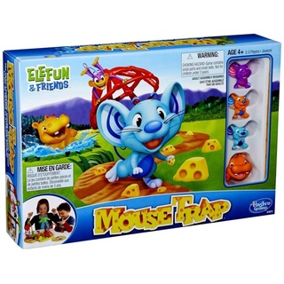 Hasbro Gaming Elefun and Friends Mousetrap Game Hasbro กับดักหนู สําหรับเล่นเกม Elefun and Friends