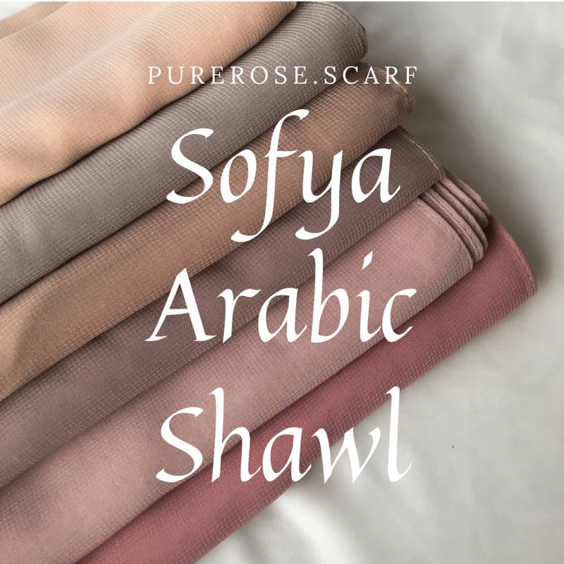 ARABIC CHIFON SOFAYA ARABIC SHAWL