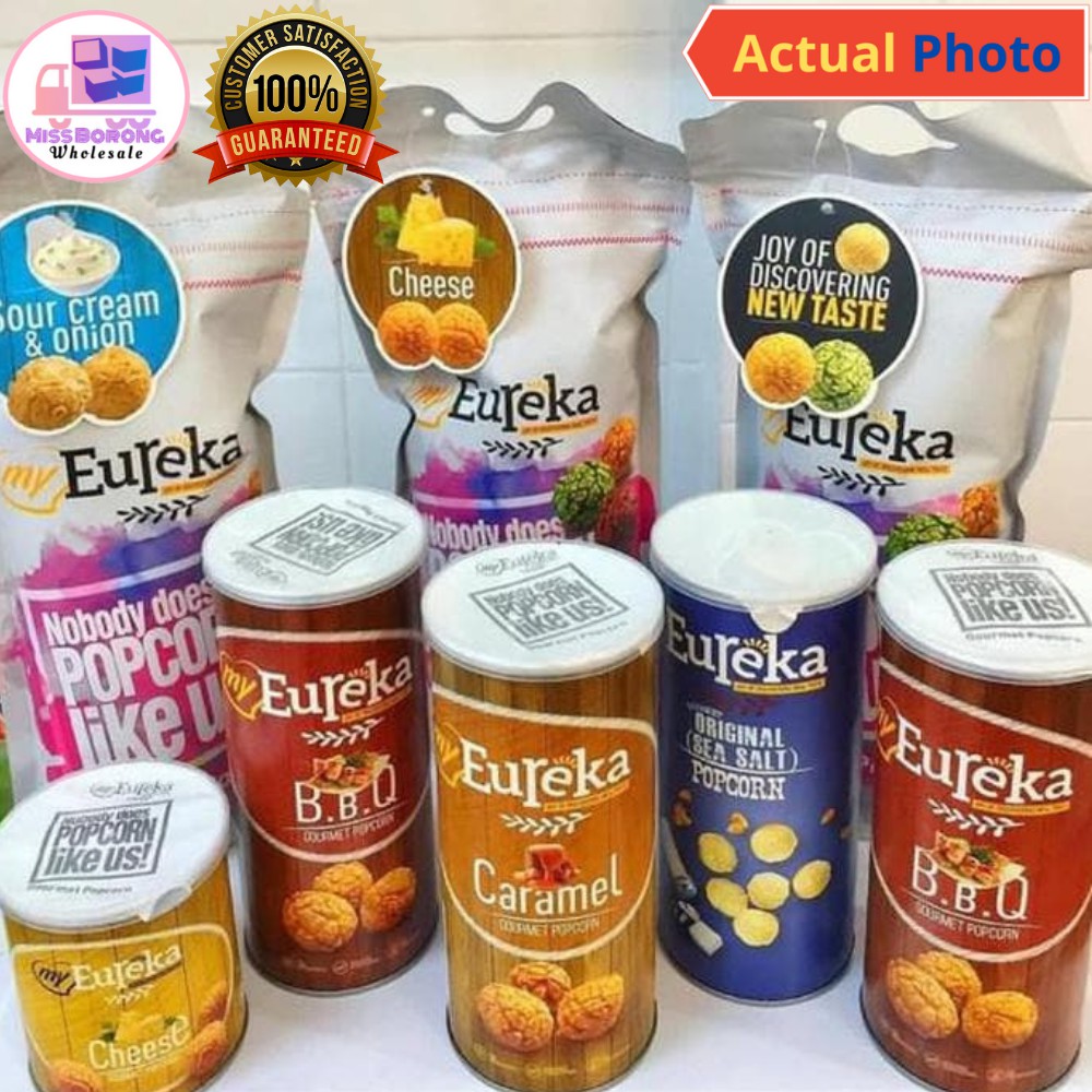 🌈 PREMIUM CRUNCHY FOODS Eureka Series Popcorn Can Series 🎀 TASTY & DELICIOUS ของแท้ 🎀 | มิสเบอร์ง