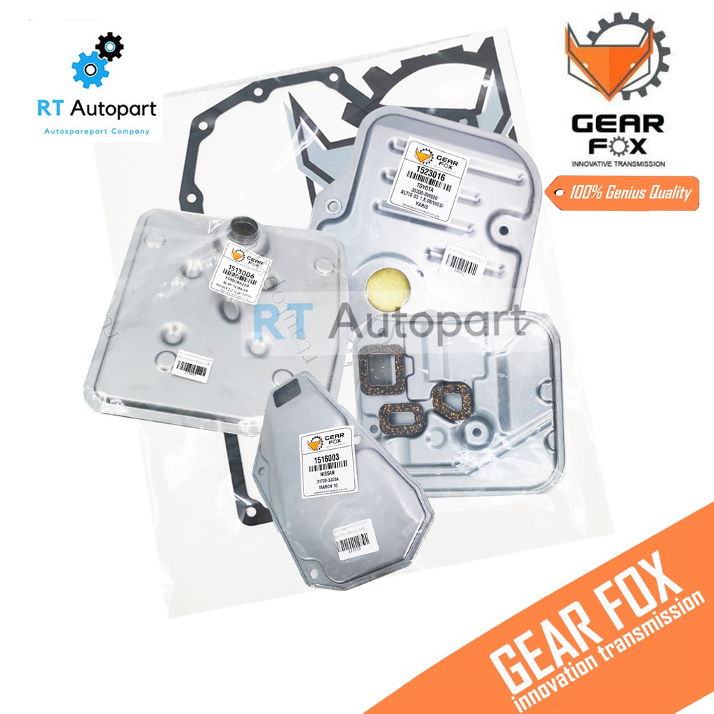 Gearfox กรองเกียร์ รวมรุ่น / กรองเกียร์ออโต้ / กรองน้ำมันเกียร์ออโต้ / กรองเกียร์อัตโนมัติ