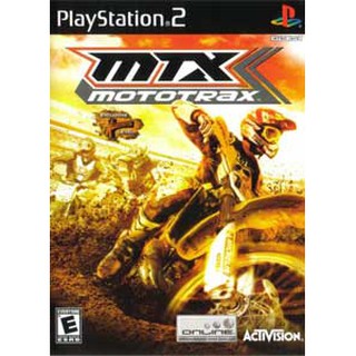 MTX Mototrax PS2 แผ่นเกมส์ps2 เกมเพล2 แผ่นplay2