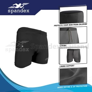 Spandex กางเกงว่ายน้ำขาสั้น มีเชือก+ซับใน ผ้าไม่บาง นุ่ม ใส่สบาย แห้งไว SW004
