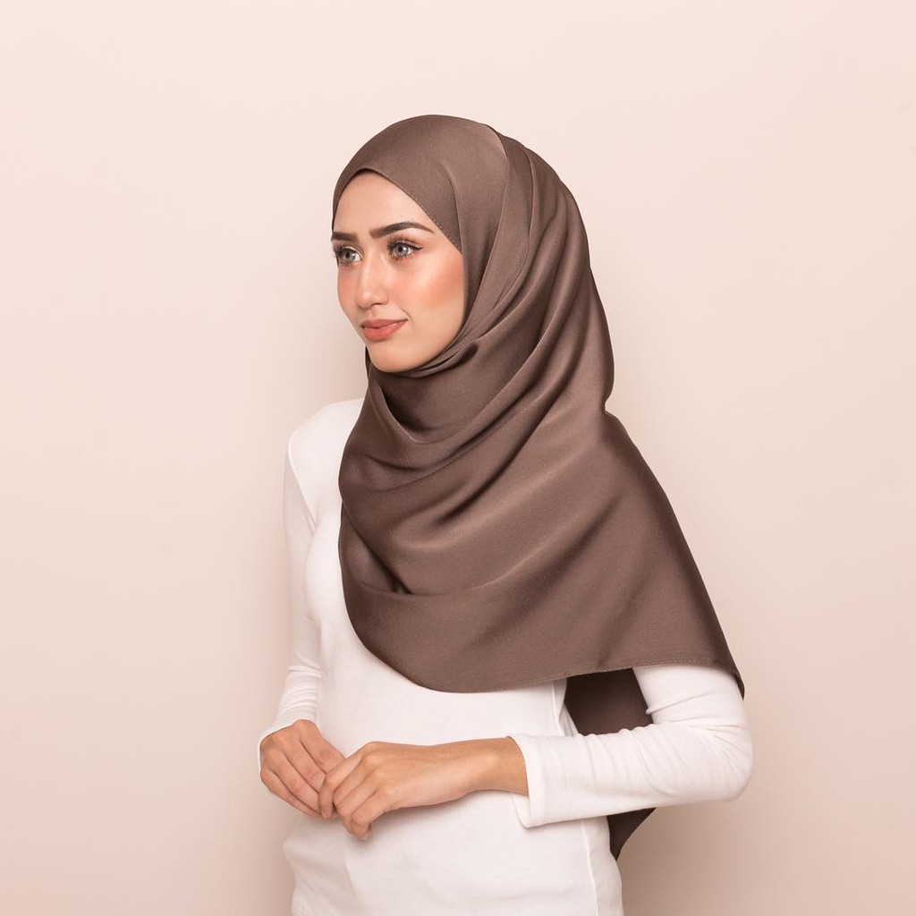 Aibins ผ้าคลุมไหล่ฮิญาบ ผ้าซาติน เนื้อแมตต์ 30 สี 180*70 ซม. 70.9*27.6 นิ้ว WJ1021