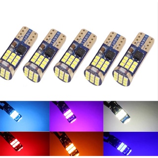 1ชิ้น ไฟหรี่ LED T10 27smd 2016 ไฟป้ายทะเบียนรถ T10 W5W สำหรับทั้งรถยนต์ และ มอเตอร์ไซค์