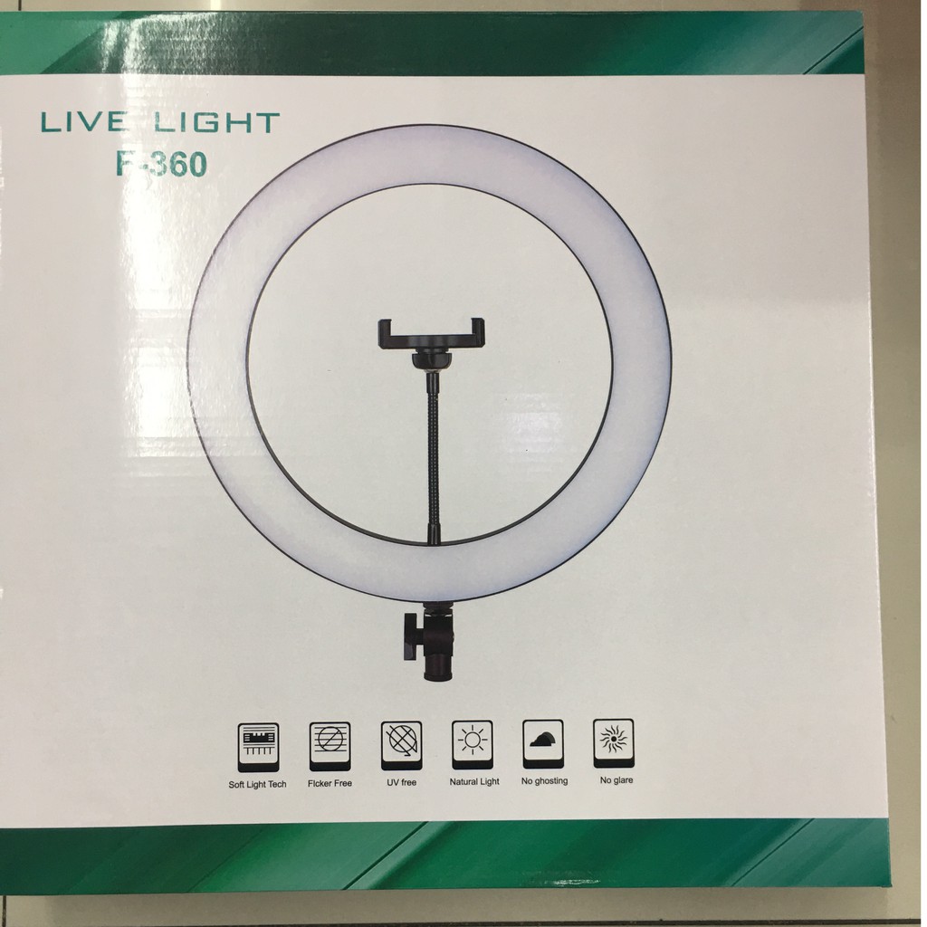 F-360 36cm Live Light Selfie Ring light for photography and live show