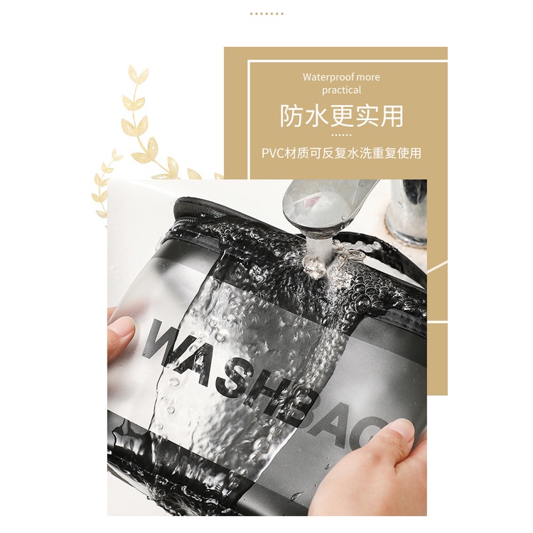MINOSHOP กระเป๋าเครื่องสำอาง กันน้ำได้ ราคา ถูกที่สุด ดีลบีเคเค แกลเลอรีภาพที่ 4