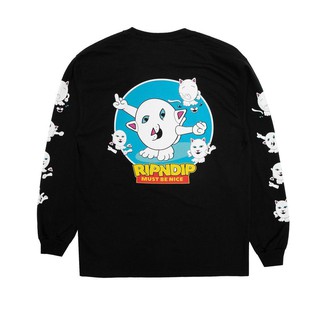 SLUM LTD - RIPNDIP Nerm Story LS Black