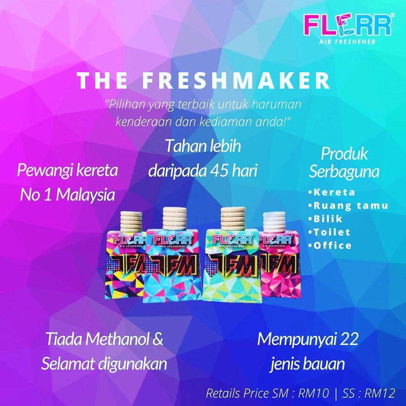 โล๊ะล้างสต๊อก!! ️TOP 10 FLERR PEWANGI KERETA TFM