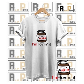 เสื้อยืด ลาย NUTELLA IM LOVIN ITสามารถปรับแต่งได้