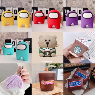 🔥ใหม่2021🔥Case for Gen1/2 Airpods1/2 i9stws i11tws i12twsเคสซิลิโคนการ์ตูนแอร์พอดน่ารักๆ