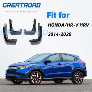 บังโคลนด้านหน้าและด้านหลังสําหรับ Honda / Hr-V Hrv 2014-2020 Flaps 4 ชิ้น