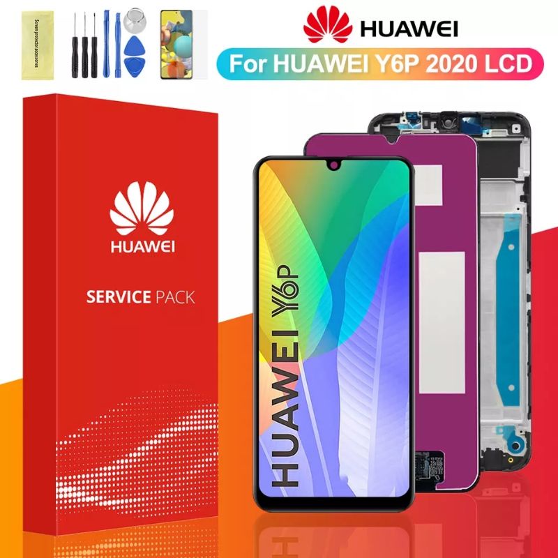 6.3 ''สำหรับ Huawei Y6P 2020จอแสดงผล LCD + หน้าจอสัมผัสสำหรับ Huawei Y6P 2020 หน้าจอ MED-LX9 MED-LX9
