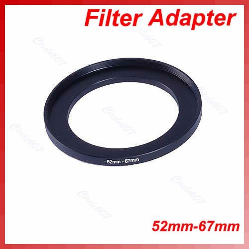 Run 52mm-67mm Step Up Filter Ring 52-67 mm 52 to 67 Stepping Adapter