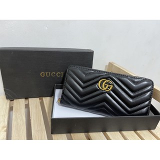 ⚡️พร้อมส่ง⚡️กระเป๋าสตางค์Gucciใบยาวพร้อมกล่องมือ1