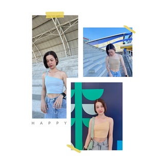 🥨My in Fashion🥨 เสื้อครอปสายเดี่ยวคู่ ดีไซน์น่ารัก ๆ