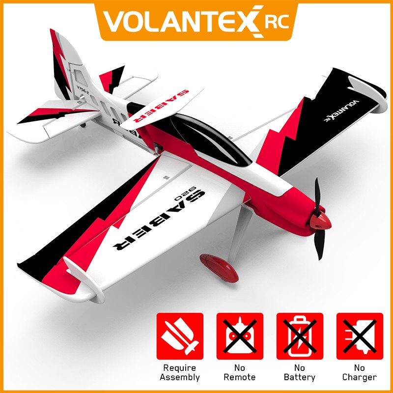 VOLANTEXRC RC Airplane Saber 900 4CH EPO 920mm Wingspan 3D Aerobatic Aircraft Powerful Engine System