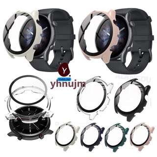 เคส พร้อมฟิล์มกระจกในตัว กันกระแทก สําหรับ huami amazfit gtr 4 GTR4 amazfit gtr 3 pro