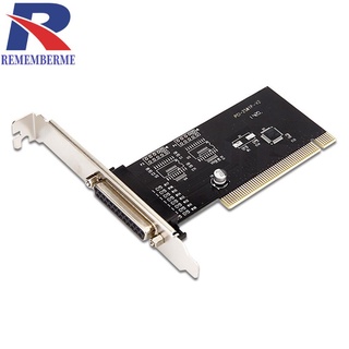 Pci To Parallel Lpt 25Pin Db25 อะแดปเตอร์พอร์ตควบคุมเครื่องพิมพ์การ์ด