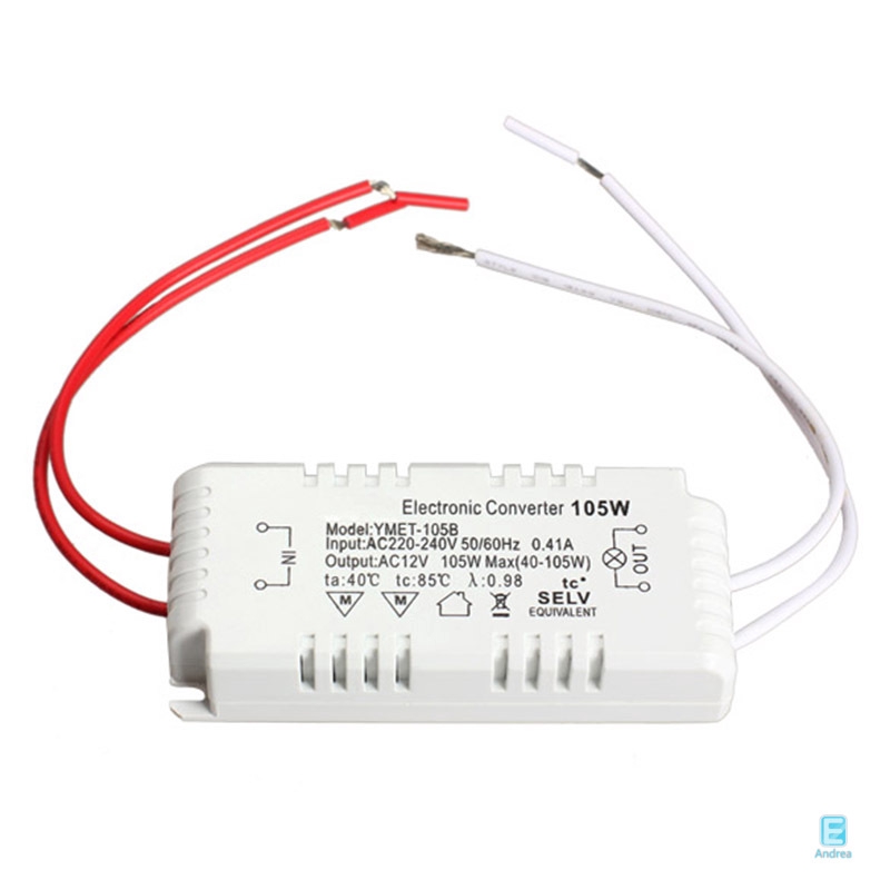 หม้อแปลงไดร์เวอร์พาวเวอร์ซัพพลาย Halogen Light LED 105W 12V - andrea.th ...