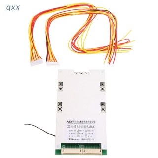 QXX 20S 72V 45A Battery Protection Board Li-ion Cell Battery BMS PCB Equalizer Board