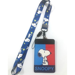 SNOOPY   B    สายคล้องคอ สายคล้องบัตร ที่ใส่บัตร ซองใส่บัตร พร้อมสายคล้องคอ ลาย   SNOOPY B  ST  BR     น่ารัก งานดี สวยง