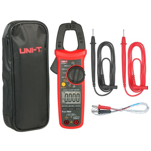 UNI-T UT204+ AC/DC TRUE RMS Clamp meter วัด cap อุณหภูมิ ความถี่ ออกใบกำกับภาษีได้ ของแท้100%