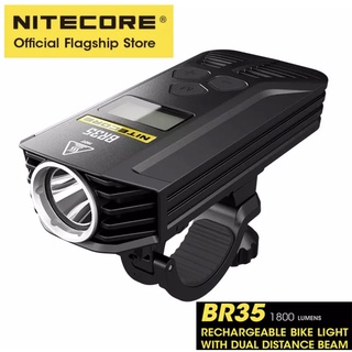 พร้อมส่ง แท้% Nitecore BR35 1800 ลูเมน 2 xCREE XM-L2 U2 6800 มิลลิแอมป์ชั่วโมงแบตเตอรี่ลำแสงระยะทางชาร์จไฟจักรยาน