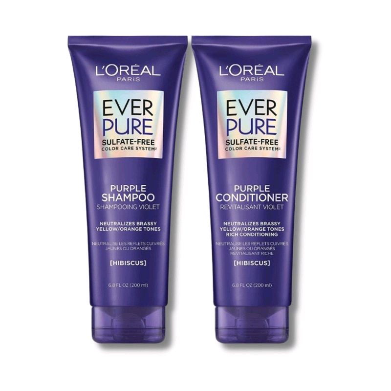 แชมพู loreal everpure แชมพู ม่วง ยาสระผมม่วง แชมพูเทา ยาสระผมสีม่วง แชมพูสีม่วง แชมพูเทา แชมพูชมพู