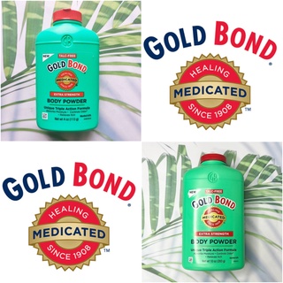 (Gold Bond®) Body Powder Medicated, Extra Strength โกลด์บอนด์ แป้งเย็นทาผิวกาย แป้งทาตัว ให้ความเย็นสบายผิว