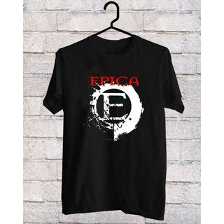 เสื้อยืดผ้าฝ้าย Yuanl5 {พร้อมส่ง เสื้อยืดแขนสั้น พิมพ์ลาย Epica Dutch Metal Band พลัสไซซ์ ของขวัญวันเกิด สําหรับผู้ชาย X