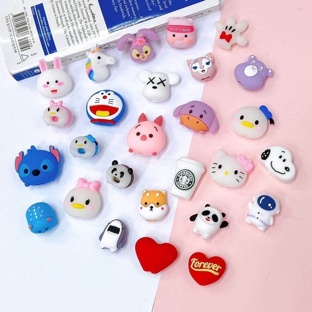 ส่งจากไทย กันสายหัก ลาย 46-85 Cable Bite ลายการ์ตูน cable protector สำหรับ สายชาร์จ iP/Android/USB/Type-C ถนอมสาย