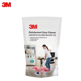 3M น้ำยาทำความสะอาดพื้นฆ่าเชื้อแบคทีเรีย ชนิดถุงเติม 450ml.