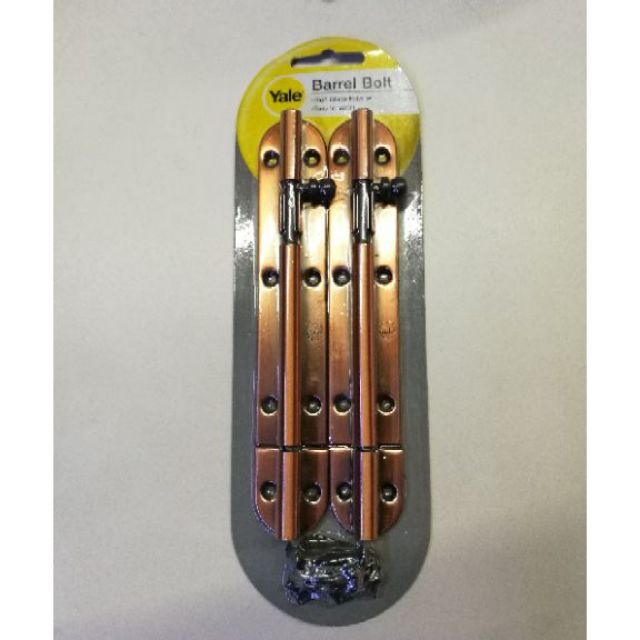 กลอน สีทองแดง BA-9076ACP2 YALE 6"