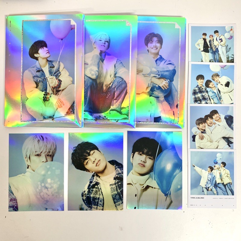 ส่งฟรี ขายแยก  ของในอัลบั้ม TREASURE EFFECT | โพลารอยด์ Polaroid โฮโลแกรม Holograms แฟ้ม File Folder มีเก็บเงินปลายทาง