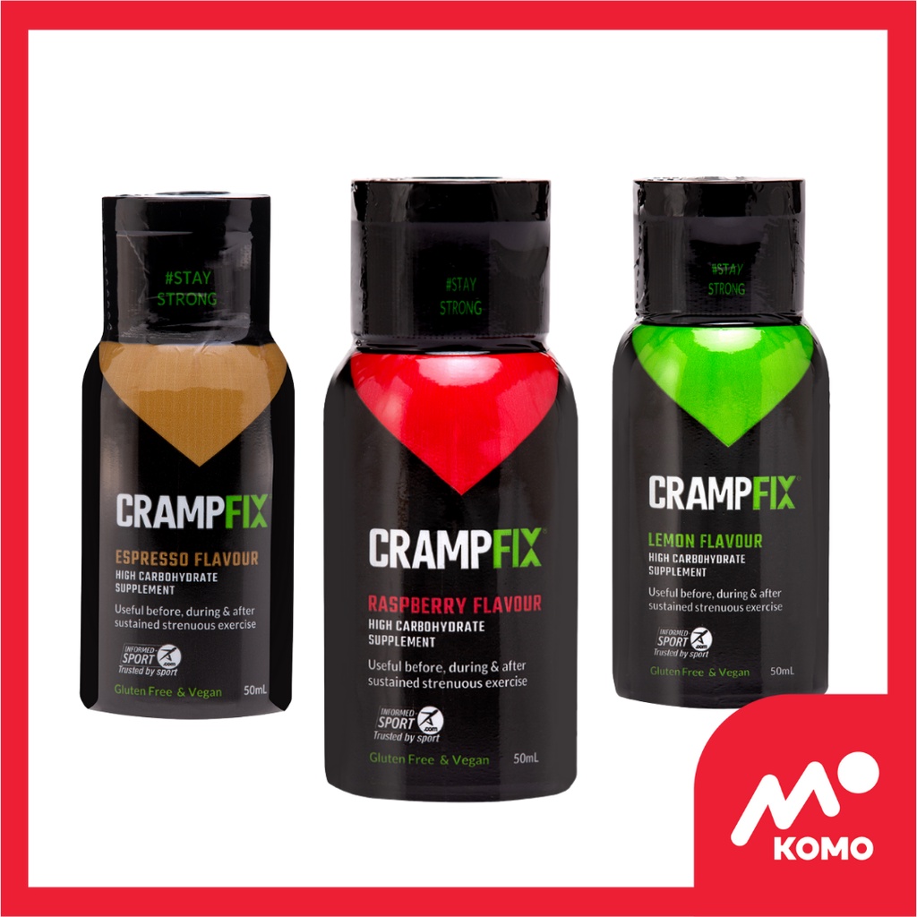 CrampFix 50 ml Best by 2026-2027 ป้องกันตะคริว มี 3 รสชาติ by komo