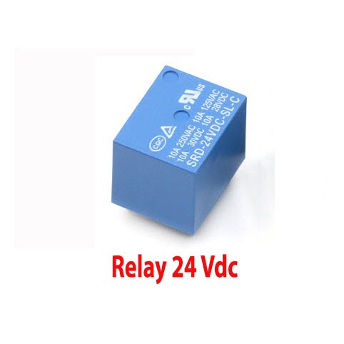 1 ตัว รีเลย์ SRD-24VDC-SL-C 24Vdc Contact 10A Form C