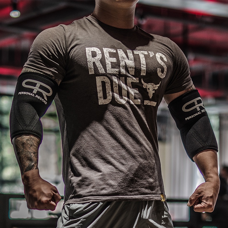 Pr 7 มม. Neoprene 三维 Flex Elbow Sleeves (1 คู่) สําหรับ Powerlifting และยกน้ําหนัก