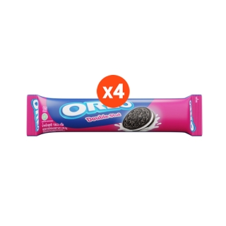 [4ชิ้น]Oreo โอรีโอคุกกี้ดับเบิลสตัฟ 135.3 กรัม