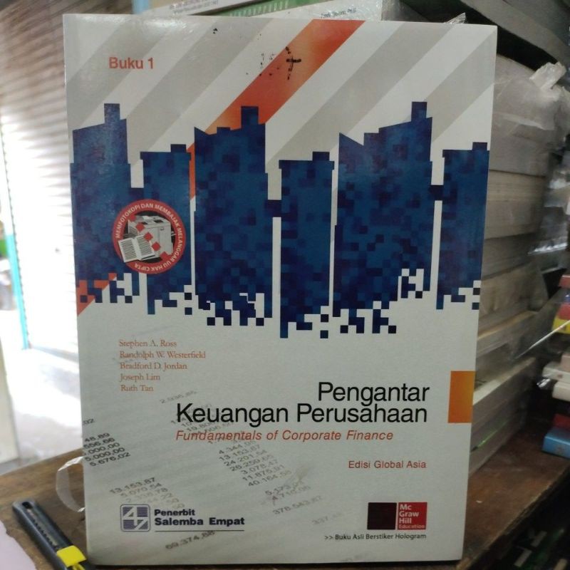 บทนําเพื่อการเงินขององค์กร - Asia Edition 1 Stephen A. รอส แรนดอล์ฟ ว. Westerfield, Bradford D.- ORI