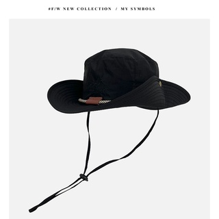 Fisherman Hat Japanese Drawing Rope Summer Beltable Outdoor Camping ครีมกันแดด