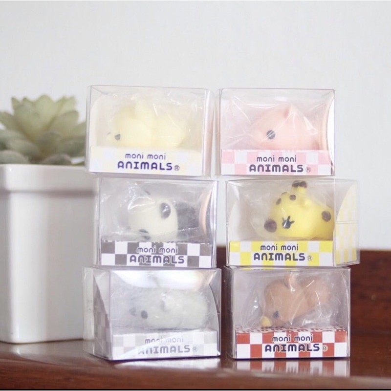 MONI MONI ANIMALS *ไม่ใช่สกุชชี่* เป็นยางยืดนุ่มๆค่ะ แท้จากญี่ปุ่น  แม่ค้าหิ้วเอง หายากแล้วนะคะ | Shopee Thailand