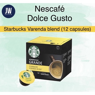 STARBUCKS BY NESCAFE DOLCE GUSTO AMERICANO VERANDA BLEND 12 แคปซูล /1 กล่องBBE :  31/12/2023