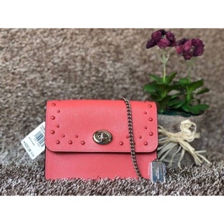 🦋BOWERY CROSSBODY WITH STUDS (COACH F44964)