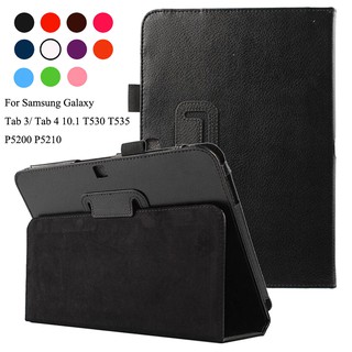 Samsung Galaxy Tab 4 10.1 T530 T535 T531 Tab 3 10.1 P5200 P5210 P5220 case Leather  Stand Flip cover