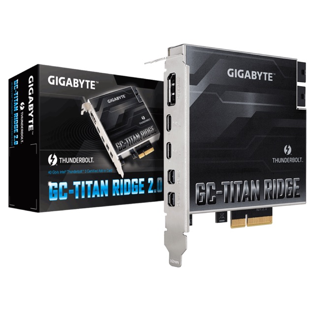 GC-TITAN RIDGE (rev. 2.0) PCIe Thunderbolt 3